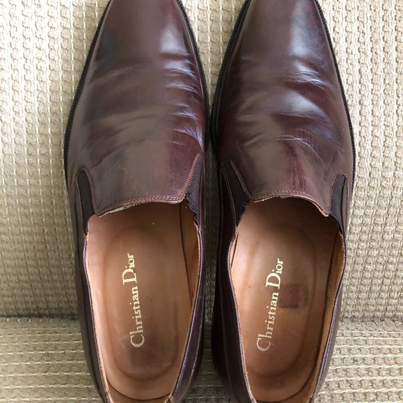 Christian Dior Men\'s Brown Leather Loafers. main image 5